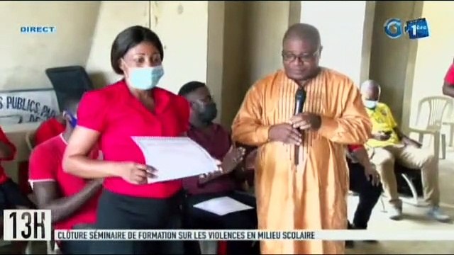 RTG/ Fin de la formation sur les violences en milieu scolaire