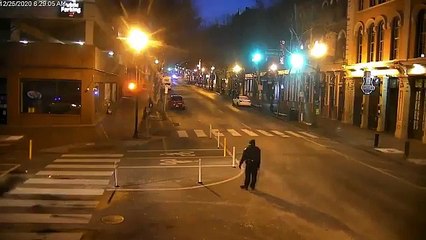 Vídeo mostra momento de explosão em Nashville