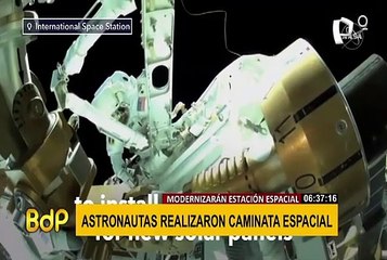 Download Video: NASA: dos astronautas realizan caminata en la Estación Espacial Internacional