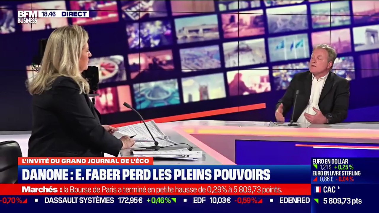 François Hommeril (CFE-CGC) : Emmanuel Faber perd les plein pouvoirs chez Danone - 02/03