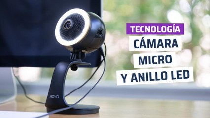 [CH] Movo WebMic, micro + webcam + anillo de luz