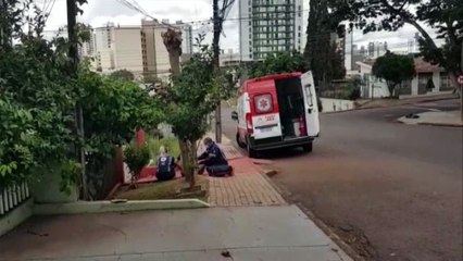 Jovem de 25 anos é socorrido pelo Samu na Região Central