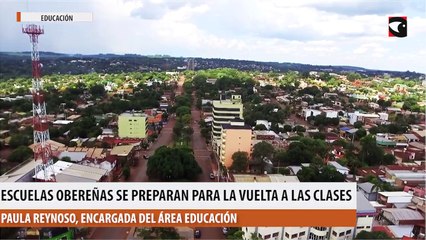 Escuelas obereñas se preparan para la vuelta a las clases