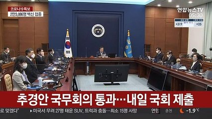 추경안 국무회의 통과…내일 국회 제출