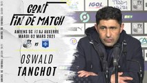 Conférence d'après match ASC - AJA : Oswald Tanchot
