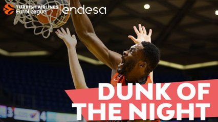 Endesa Dunk of the Night: Michael Eric, CSKA Moscow