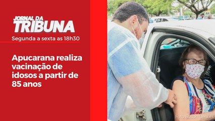 Apucarana realiza vacinação de idosos a partir de 85 anos
