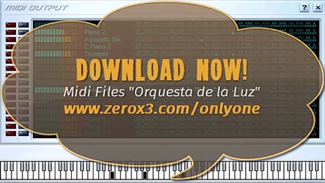 Al Piano - Orquesta de la Luz - Midi File (OnlyOne)