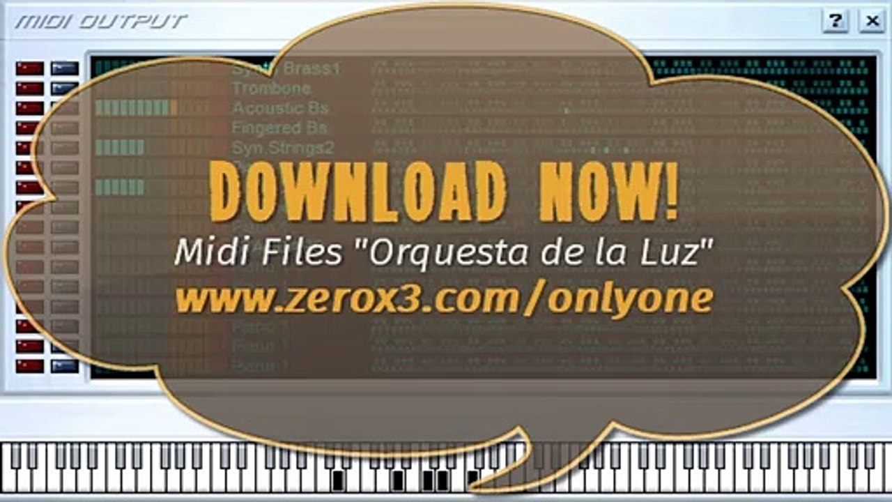 El Me Ama Yo Le Amo - Orquesta de la Luz - Midi File (OnlyOne)