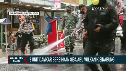 Semburan Vulkanik Gunung Sinabung, 3 Kecamatan Diselimuti Abu Tebal