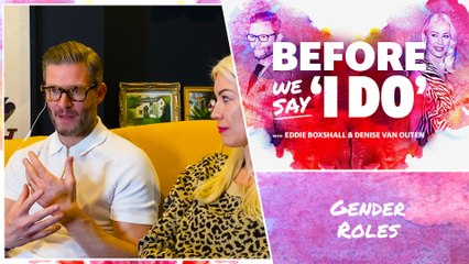 Eddie Boxhsall admits that he finds Denise Van Outen's independence a threat to his manhood