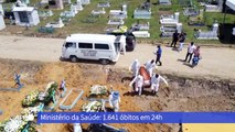 Brasil: recorde de mortes em 24h
