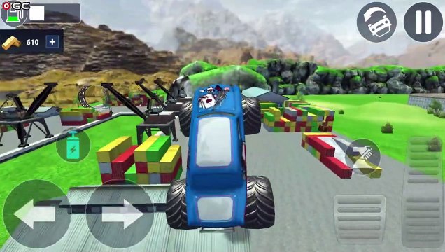 Monster Truck City Stunts Driver - Amazing 4x4 Trucks Race Games - Android GamePlay