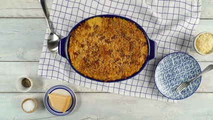 Baked Mac and Cheese with Bacon