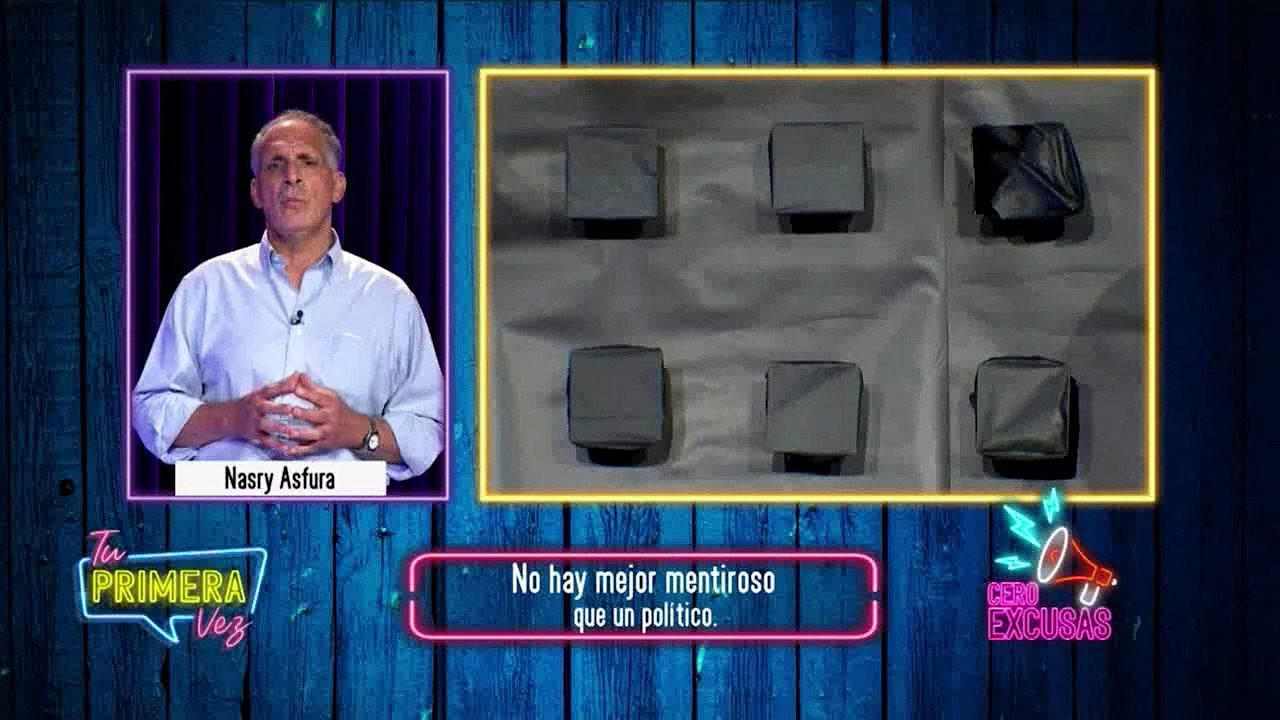 Tu primera vez: así contestó Nasry ‘Tito’ Asfura a las preguntas que le realizaron ‘sin excusas’
