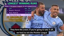 Guardiola lauds ‘incredible’ 21st Man City victory in a row