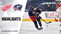 Red Wings @ Blue Jackets 3/2/21 | NHL Highlights