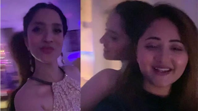 Rashami Desai ने की Ankita Lokhande संग जमकर पार्टी; Watch video | FilmiBeat