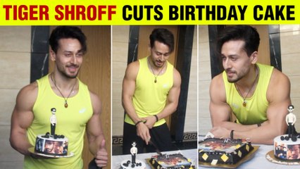 Tiger Shroff Cake Cutting Video | Celebrates Birthday With Media