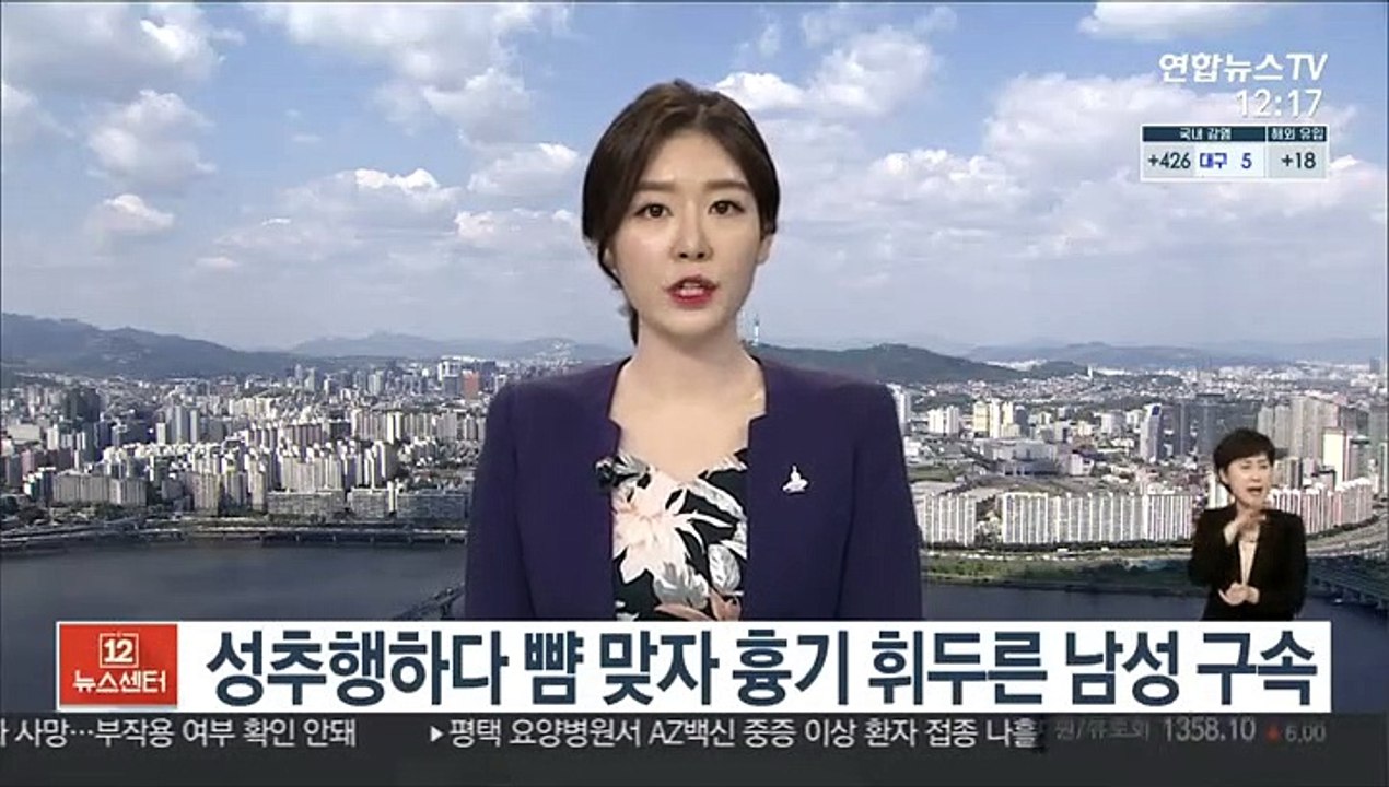 성추행하다 뺨 맞자 흉기 휘두른 남성 구속