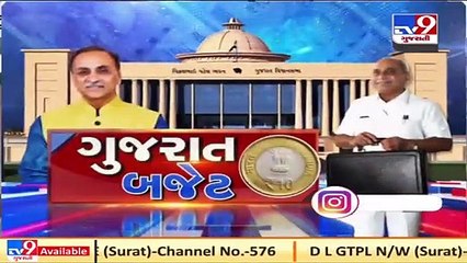 FM Nitin Patel arrives at Gujarat Vidhan Sabha ahead of Budget session _ TV9gujaratinews