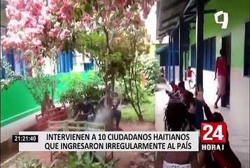 Haitianos intervenidos en Arequipa fueron liberados