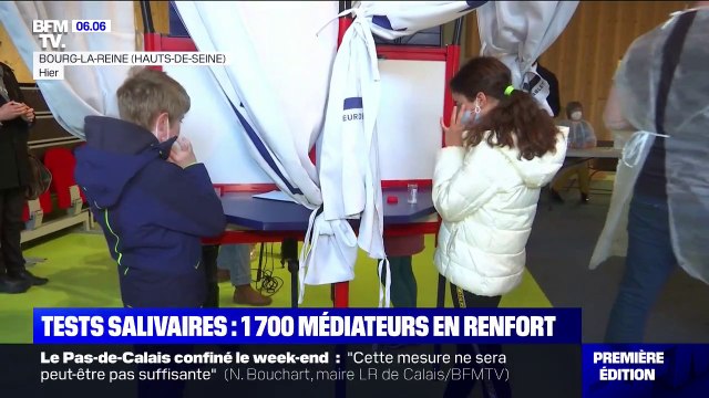 Tests salivaires: faute de personnel, 1700 médiateurs doivent être recrutés jusqu'au mois de juin