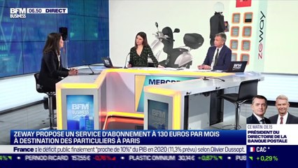 Stéphanie Gosset (Zeway) : Zeway lance à Paris ses scooters électriques et déploie un réseau de stations de recharge - 03/03