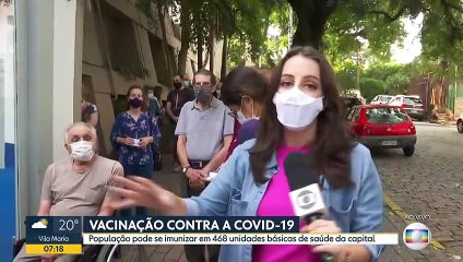 Alexandre Santos no "Bom Dia São Paulo" da TV Globo (02/03/2021)
