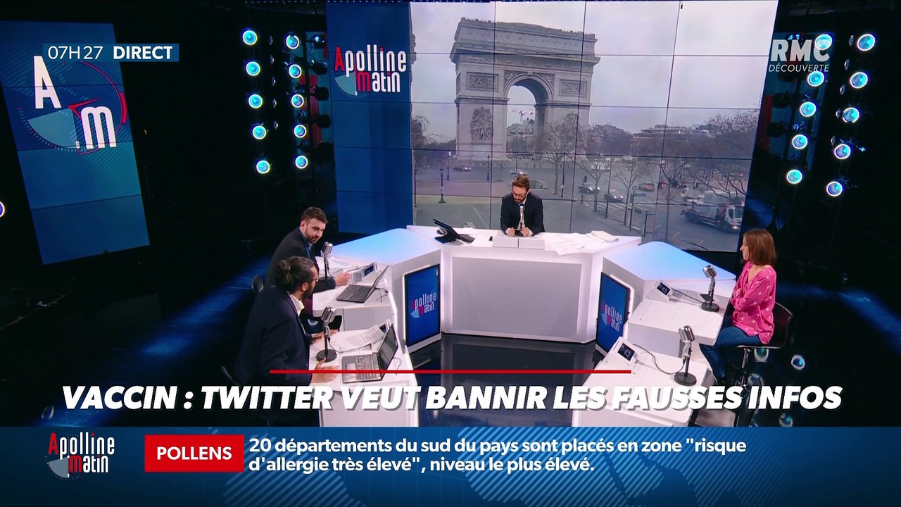#Magnien, la chronique des réseaux sociaux : Twitter veut bannir les fausses infos sur le vaccin - 03/03