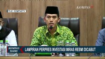 Banyak Kritik, Lampiran Perpres Investasi Miras Resmi Ditarik