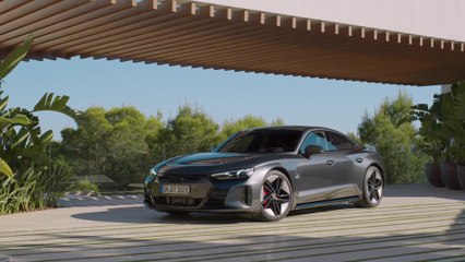 Audi e-tron GT Design in Daytona gray