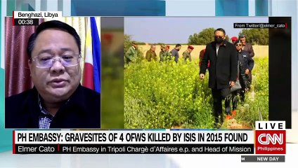 PH embassy: Gravesites of 4 OFWs killed by ISIS in 2015 found l New Day
