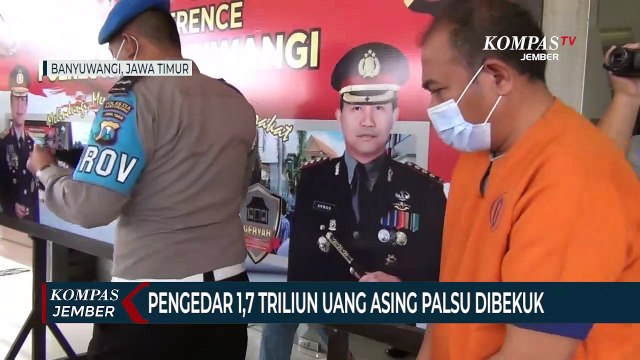 Pengedar 1,7 Triliun Uang Asing Palsu Dibekuk Polresta Banyuwangi