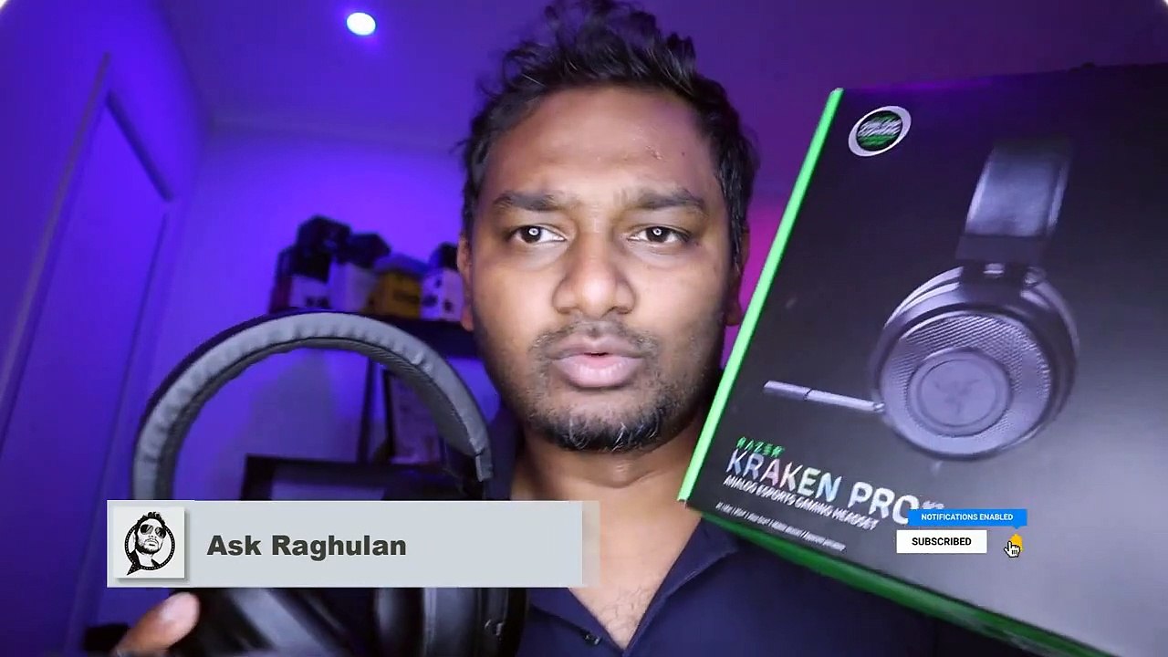 Razer Kraken 2019 Pro V2 _ Gaming Headset _ Unboxing and Review in Tamil