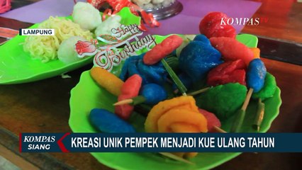 Unik! Pempek Dijadikan Kue Ulang Tahun, Bagaimana Wujudnya?