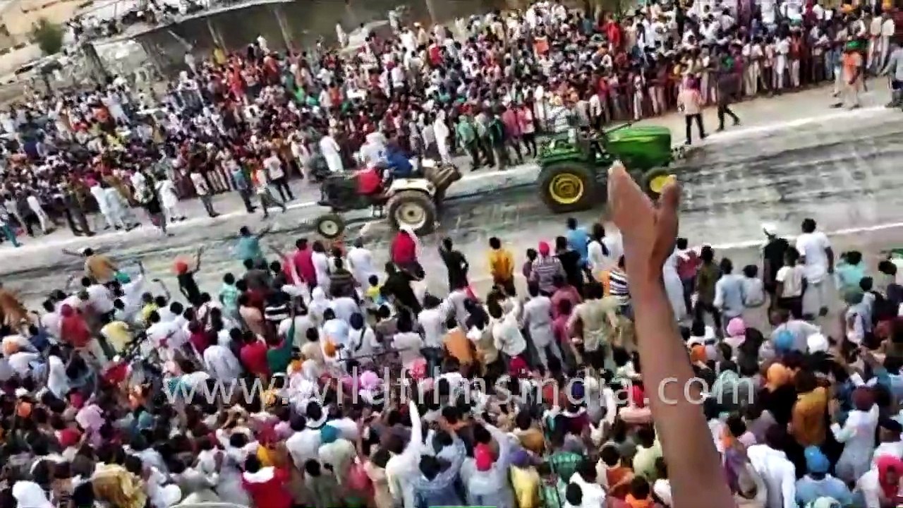 Stadium roof collapses during tractor race in Rajasthan