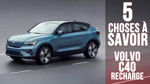 C40 Recharge, 5 choses à savoir sur le 2ème SUV 100% électrique de Volvo