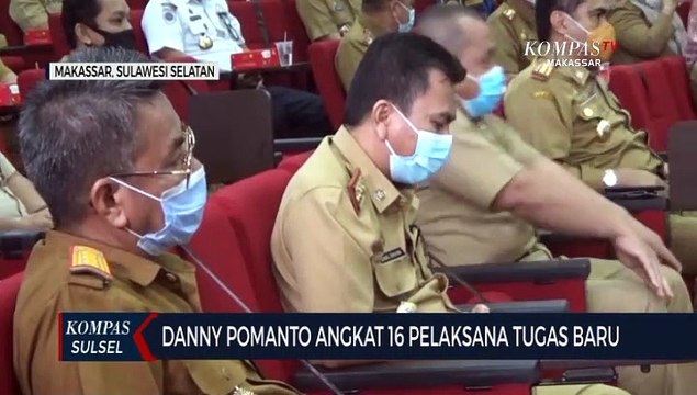 Walikota Makassar Umumkan 16 Pelanksana Tugas Kepala Dinas Pemkot Makassar