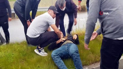 Trafik kazasının ardından düşündüren ilk yardım kargaşası