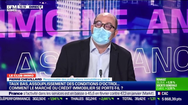 Le club BFM immo (1/2): Taux bas, assouplissement des conditions d'octroi... comment se porte le marché du crédit immobilier ? - 03/03