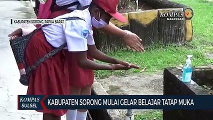 Kabupaten Sorong Mulai Gelar Belajar Tatap Muka
