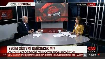Seçim barajı düşecek mi? AK Partili Kurtulmuş canlı yayında açıkladı