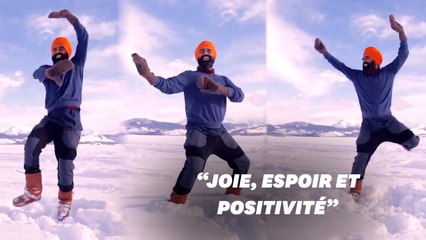 La joie de ce prof de danse tout juste vacciné contre le Covid est communicative