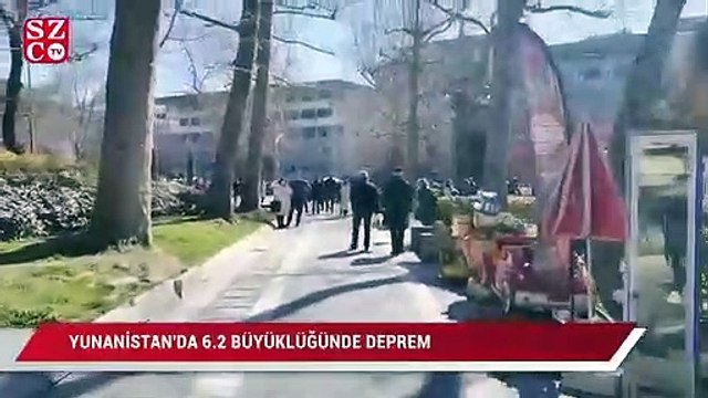 Yunanistan’da şiddetli deprem: 6.2 büyüklüğünde