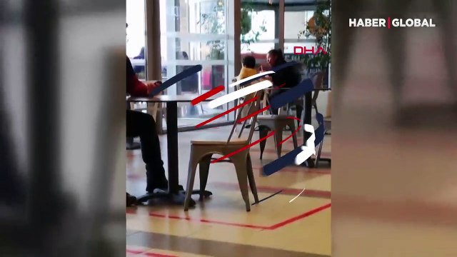 AVM restoranında dehşete düşüren görüntü! Çocuğa böyle saldırdı