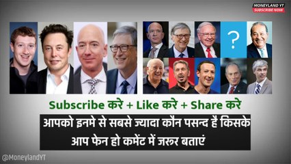 Top 10 Richest Persons in the world Latest (2021)