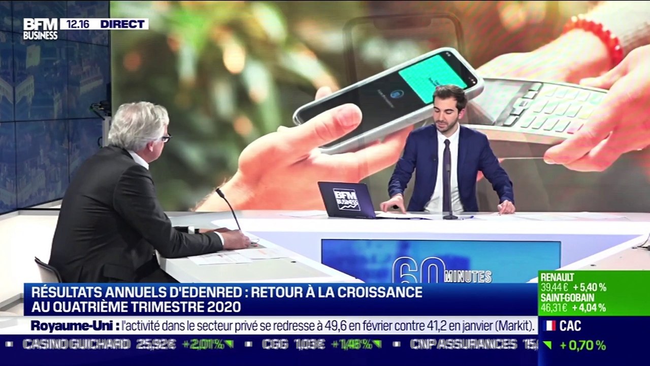 Bertrand Dumazy (Edenred) : Optimisme pour l'année 2021 pour Edenred - 03/03