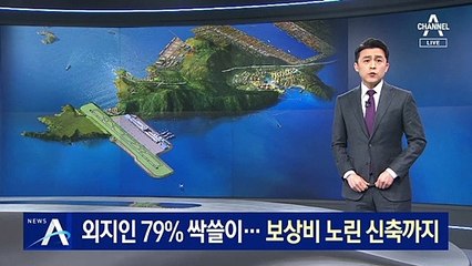 가덕도 땅, 외지인 79% 싹쓸이…보상비 노린 신축까지