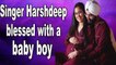 Singer Harshdeep Kaur blessed with a baby boy